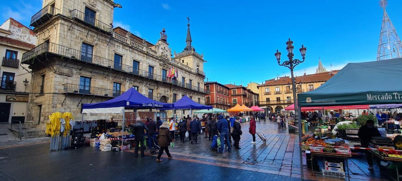 Www Sanmartinplaza Es En El Corazon Del Casco Historico Lägenhet León Exteriör bild